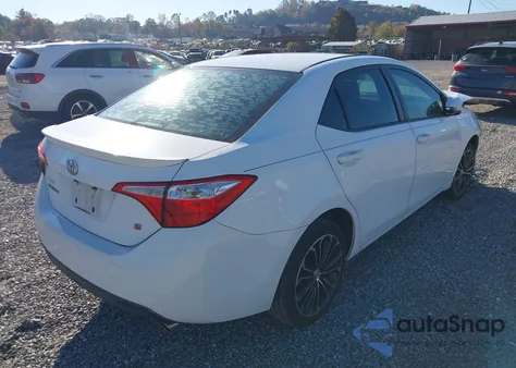 2015 Toyota Corolla S Plus z USA, uszkodzony, nr VIN 2T1BURHEXFC300659